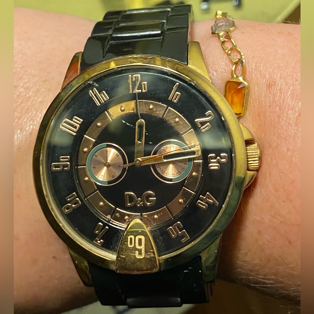 Dolce Gabbana Rose Gold Tone Watch